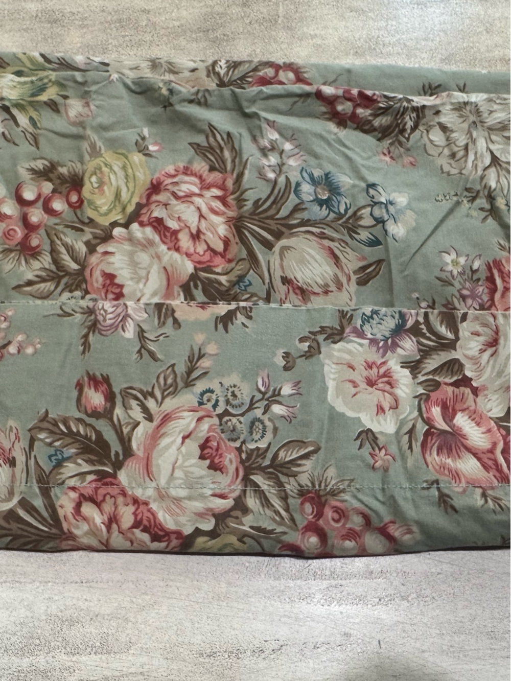 Ralph Lauren Charlotte King Pillow Case Floral Saige Nice